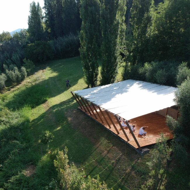 Yoga Platform at InSabina in Rieti, Italy